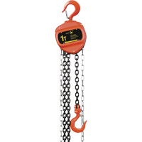 Palan &agrave; chaîne s&eacute;rie VCH, Lev&eacute;e 10', Capacit&eacute; 2200 lb (1 tonnes), Chaîne Acier alli&eacute; trait&eacute; &agrave; chaud Helyx Safety & Industrial Supplies