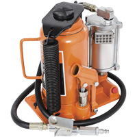 Cric-bouteille super robuste, 20 tonne(s), Air comprim&eacute;/hydraulique, 20" Hauteur &eacute;lev&eacute;e Helyx Safety & Industrial Supplies