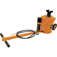 Cric pneumatique pour usage intensif, Capacit&eacute; de 10 tonne(s), 18" - 52" h Helyx Safety & Industrial Supplies