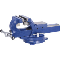 JADV-6 &eacute;tau d'&eacute;tabli super robuste, Largeur des m&acirc;choires 6", Profondeur de la gorge 3-6/10" Helyx Safety & Industrial Supplies