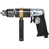 AD12VSRK Perceuse pneumatique &agrave; vitesse variable, 6 pi³/min, 1/4" NPT, 82 dBA, 1/2" mandrin, Avec cl&eacute; Helyx Safety & Industrial Supplies