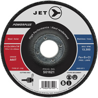 Meule &agrave; tronçonner PowerPlus A60T, 4-1/2" x 3/64", Arbre de 7/8", Type 27, 13 300 Tr/min Helyx Safety & Industrial Supplies