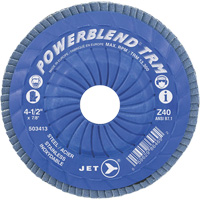 Disque &agrave; feuillets PowerBlend ajustable, 5" x 7/8", Type 29, Grain Z40, Alumine de zirconium Helyx Safety & Industrial Supplies