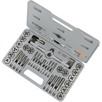 TD40A Premium SAE Alloy Tap & Die Set, 40 Pieces Helyx Safety & Industrial Supplies