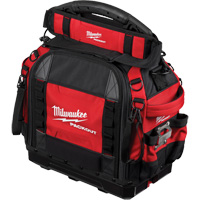 PackOut 15" Structured Tool Bag, Ballistic Polyester, 65 Pockets, Red Helyx Safety & Industrial Supplies