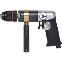 AD12VSR Perceuse pneumatique &agrave; vitesse variable, 6 pi³/min, 1/4" NPT, 1/2" mandrin, Sans cl&eacute; Helyx Safety & Industrial Supplies