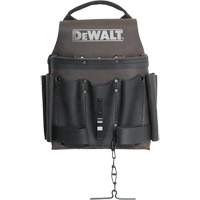 Electrician Tool Pouch, Multiple Tool Holder, Leather, 8 Pockets Helyx Safety & Industrial Supplies