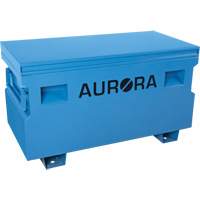Coffre &agrave; outils de chantier, 48" x 24" x 27-3/5", Acier, Bleu Helyx Safety & Industrial Supplies