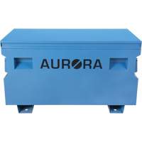 Coffre &agrave; outils de chantier, 48" x 24" x 27-3/5", Acier, Bleu Helyx Safety & Industrial Supplies