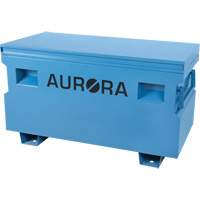 Coffre &agrave; outils de chantier, 48" x 24" x 27-3/5", Acier, Bleu Helyx Safety & Industrial Supplies