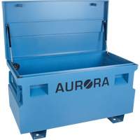 Coffre &agrave; outils de chantier, 48" x 24" x 27-3/5", Acier, Bleu Helyx Safety & Industrial Supplies