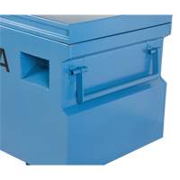 Coffre &agrave; outils de chantier, 60" x 24" x 27-1/2", Acier, Bleu Helyx Safety & Industrial Supplies