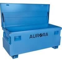 Coffre &agrave; outils de chantier, 60" x 24" x 27-1/2", Acier, Bleu Helyx Safety & Industrial Supplies
