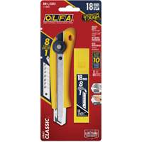 Couteau utilitaire robuste avec lames de rechange, 18 mm, Lame Acier inoxydable Helyx Safety & Industrial Supplies