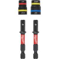 Shockwave Impact Duty Quik-Clear 2-in-1 Nut Driver Set, 5/16"/1/4"/3/8" Drive, 2-1/2" L, Magnetic Helyx Safety & Industrial Supplies