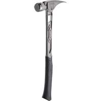 TIBONE Milled Titanium Framing Hammer, 15 oz., Solid Steel Handle, 17-17/50" L Helyx Safety & Industrial Supplies