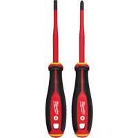 Insulated Slim Tip Screwdriver Set, 2 Pcs., Magnetic Helyx Safety & Industrial Supplies