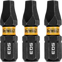 3-Piece FLEXTORQ&reg; Impact Screwdriving Bits, Square, #3, 1/4" Drive Helyx Safety & Industrial Supplies