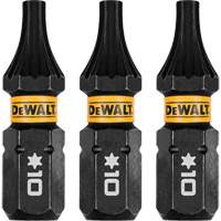 3-Piece FLEXTORQ&reg; Impact Screwdriving Bits, Torx, T-10, 1/4" Drive Helyx Safety & Industrial Supplies