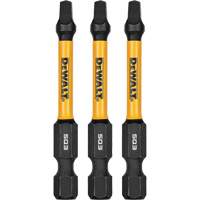 3-Piece FLEXTORQ&reg; Impact Screwdriving Bits, Square, #3, 1/4" Drive Helyx Safety & Industrial Supplies