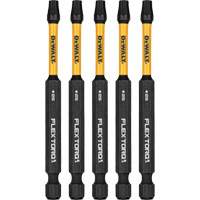 5-Piece FLEXTORQ&reg; Impact Screwdriving Bits, Torx, T-25, 1/4" Drive Helyx Safety & Industrial Supplies