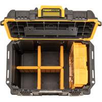 ToughSystem&reg; 2.0 Deep Compact Toolbox, 10" x 15-7/20" x 13-4/5", Black/Yellow Helyx Safety & Industrial Supplies