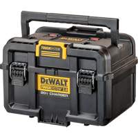 ToughSystem&reg; 2.0 20V Dual Port Charger, 14" x 15" x 9", Black/Yellow Helyx Safety & Industrial Supplies
