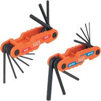 Compact Folding Hex Key Set, 17 Pcs., Metric & Imperial Helyx Safety & Industrial Supplies