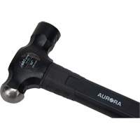 Ball Pein Hammer, 24 oz. Head Weight, Plain Face, Fibreglass Handle Helyx Safety & Industrial Supplies