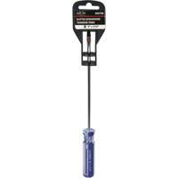 Blue Transparent Striped Slotted Screwdriver, 3/16" Tip, Round, Plastic Handle Helyx Safety & Industrial Supplies