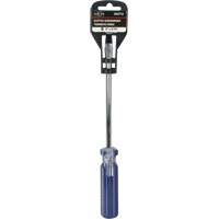 Blue Transparent Striped Slotted Screwdriver, 5/16" Tip, Round, Plastic Handle Helyx Safety & Industrial Supplies