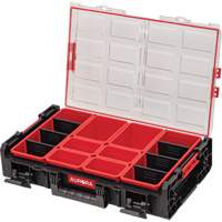 Organisateur 2 fois tr&egrave;s-grand avec bacs Arx, 23" x 15-1/5" x 6-4/5", Noir Helyx Safety & Industrial Supplies