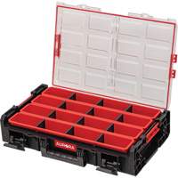 Organisateur tr&egrave;s grand avec bacs longs Arx, 23" x 15-1/5" x 5", Noir Helyx Safety & Industrial Supplies
