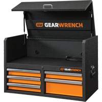 Coffre &agrave; outils de s&eacute;rie GSX, 36" la, 5 tiroirs, Noir/Orange Helyx Safety & Industrial Supplies