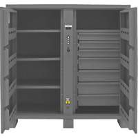 Armoire de rangement pour le chantier, Acier, 59 pi³, Gris Helyx Safety & Industrial Supplies