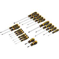 Jeu de tournevis bimat&eacute;riau &agrave; fente, Phillips, Torx, 20 mcx. Helyx Safety & Industrial Supplies