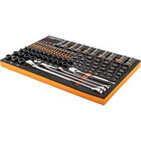 Jeu d'outils pour m&eacute;canicien Bolt Biter dans un plateau de rangement en mousse 97 mcx Helyx Safety & Industrial Supplies