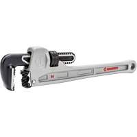K9 Jaw Pipe Wrench, 2-3/8" Jaw Capacity, 14" Long, Powder Coated Finish, Non-Ergonomic Handle Helyx Safety & Industrial Supplies