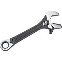 11-Piece Pass-Thru X6 Adjustable Wrench & Spline Socket Set, 13" L, 2-27/50" Max Width, Black Phosphate Helyx Safety & Industrial Supplies