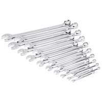 Jeu de cl&eacute;s mixtes SAE et longues &agrave; 12 pans dans un plateau de rangement en mousse, Ouverte, 19 morceaux, Imp&eacute;rial Helyx Safety & Industrial Supplies