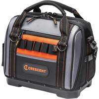 14" Tradesman Closed Top Tool Bag, Polyester, 32 Pockets, Black/Grey Helyx Safety & Industrial Supplies