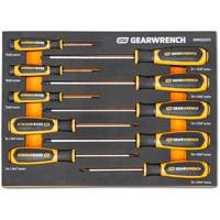 Jeu de tournevis bimat&eacute;riau Torx dans un plateau de rangement en mousse, 10 mcx Helyx Safety & Industrial Supplies
