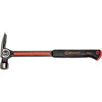 Marteau de charpente en acier avec face meul&eacute;e, 22 oz, Prise en Acier plein, 16" lo Helyx Safety & Industrial Supplies