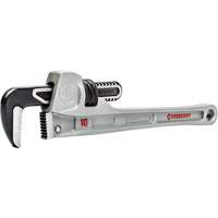 Cl&eacute; pour tuyau &agrave; m&acirc;choires &eacute;troite, Cap des m&acirc;choires 1-9/10", Longueur 10", Fini Rev&ecirc;tement en poudre, Prise Aucune Helyx Safety & Industrial Supplies