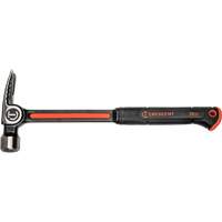 Marteau de charpente &agrave; face meul&eacute;e, 28 oz, Prise en Acier plein, 16" lo Helyx Safety & Industrial Supplies