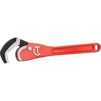 Cl&eacute; pour tuyau en acier auto-ajustable, Cap des m&acirc;choires 2-1/2", Longueur 16", Fini Rev&ecirc;tement en poudre, Prise Non-ergonomique Helyx Safety & Industrial Supplies