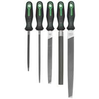 Jeu anniversaire de limes avec manches ergonomiques, 5 pi&egrave;ces Helyx Safety & Industrial Supplies