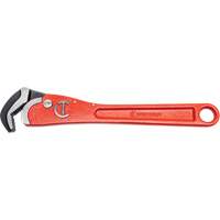 Cl&eacute; pour tuyau acier auto-ajustable, Cap des m&acirc;choires 1-1/2", Longueur 12", Fini Rev&ecirc;tement en poudre, Prise Non-ergonomique Helyx Safety & Industrial Supplies