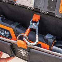 Module pour grande poche avec crochet en S Bucket Work Centre, Nylon, 3 pochettes, Noir/Orange Helyx Safety & Industrial Supplies