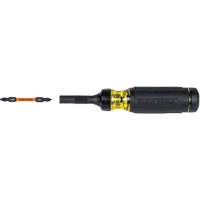 Tournevis &agrave; rochet multi-foret &agrave; zone de torsion et r&eacute;sistance nominale contre les chocs 15-en-1, 9-1/2" lo, Prise Coussin&eacute;e Helyx Safety & Industrial Supplies